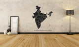 India Map Wall Decal