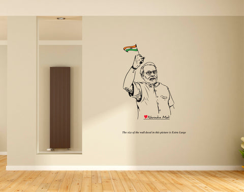 Love Narendra Modi I Proud of India I Wall Decal