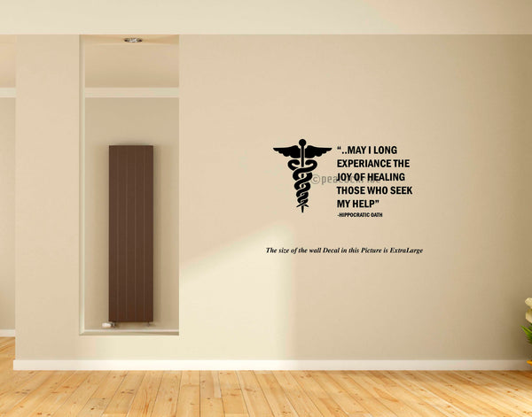 The Hippocratic Oath I Doctor I Medicine I Wall Decal