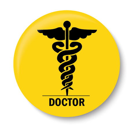 Doctor Pin Badge